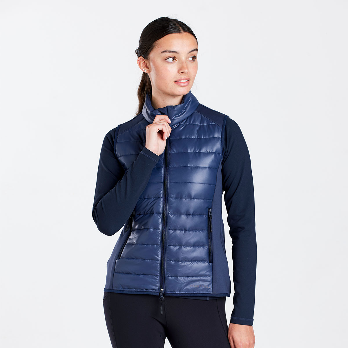 Harry Hall Ultra-light Padded Gilet Navy Blue
