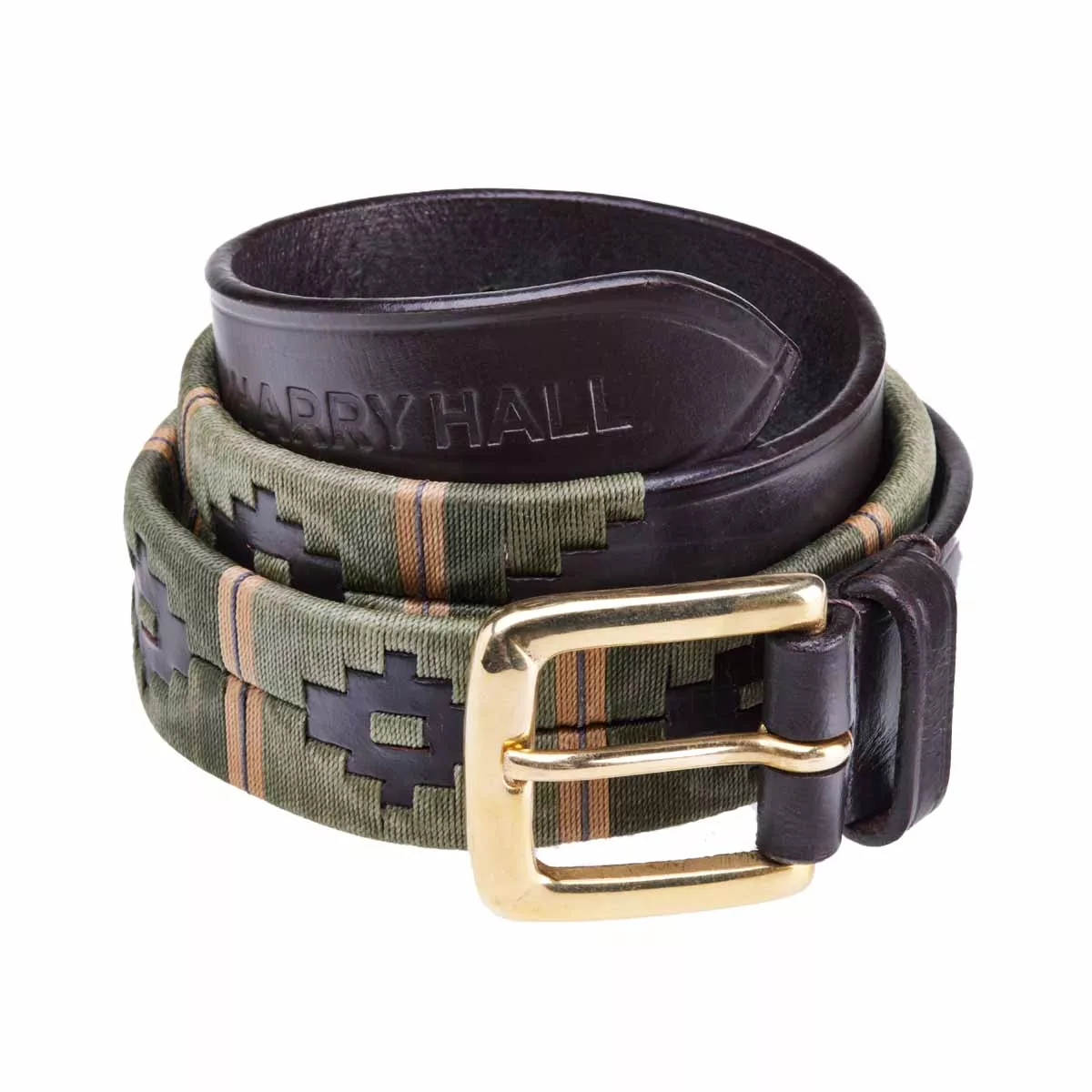 Harry Hall Polo Style Belt Green