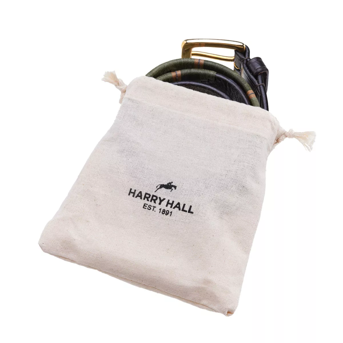 Harry Hall Polo Style Belt Green