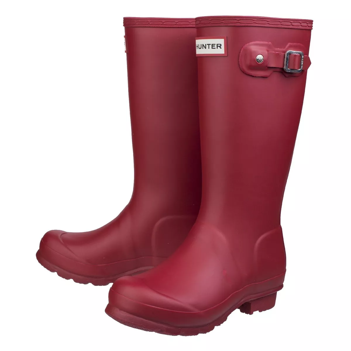 Hunter Original Kids Wellingtons Red