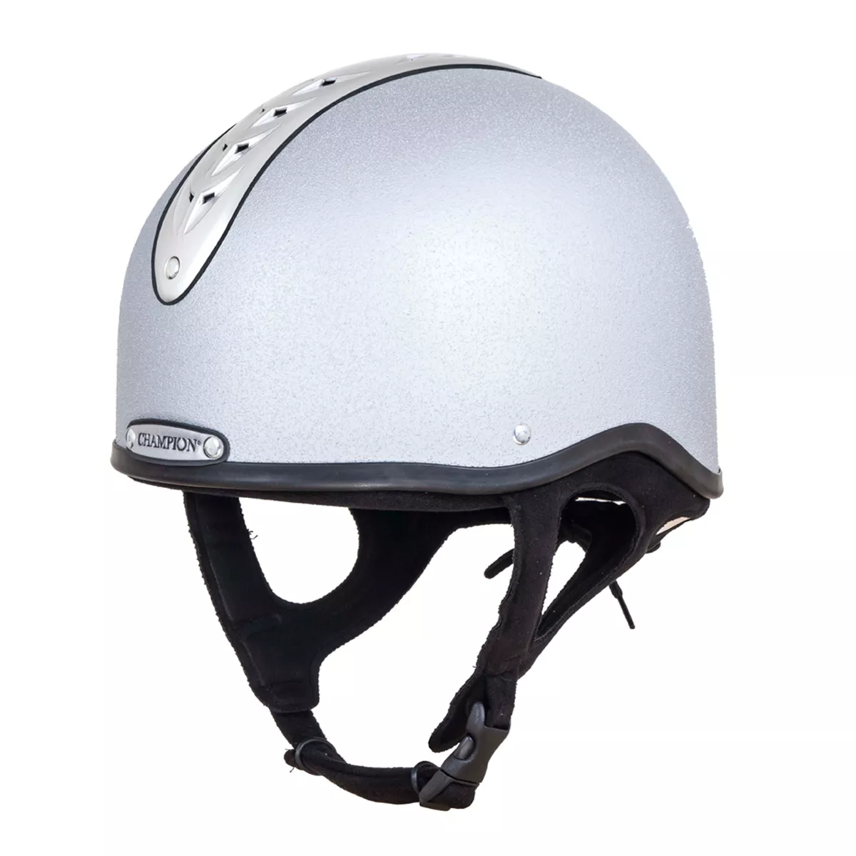 Champion Revolve Junior X-Air MIPS Jockey Helmet Silver 51cm - 61cm 