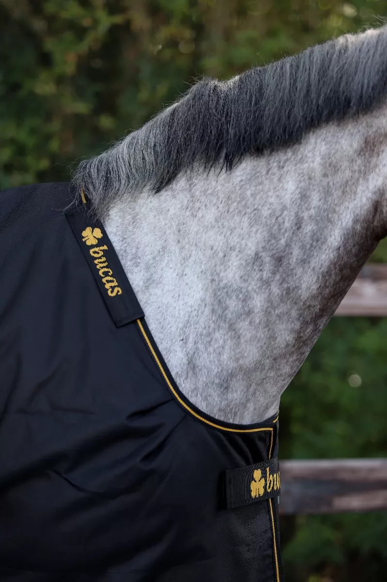 Bucas Irish 50g Turnout Rug Black/Gold