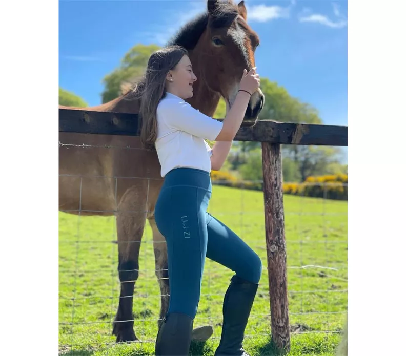 Jod-Z Ultimate Equestrian Legging Petrol Blue
