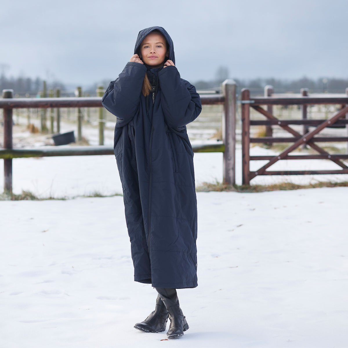 Kingsland KLMarley Unisex Overcoat Navy Blue 