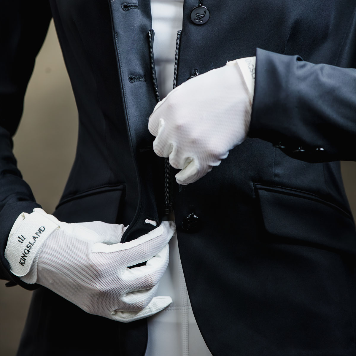 Kingsland KLMaya Riding Gloves White