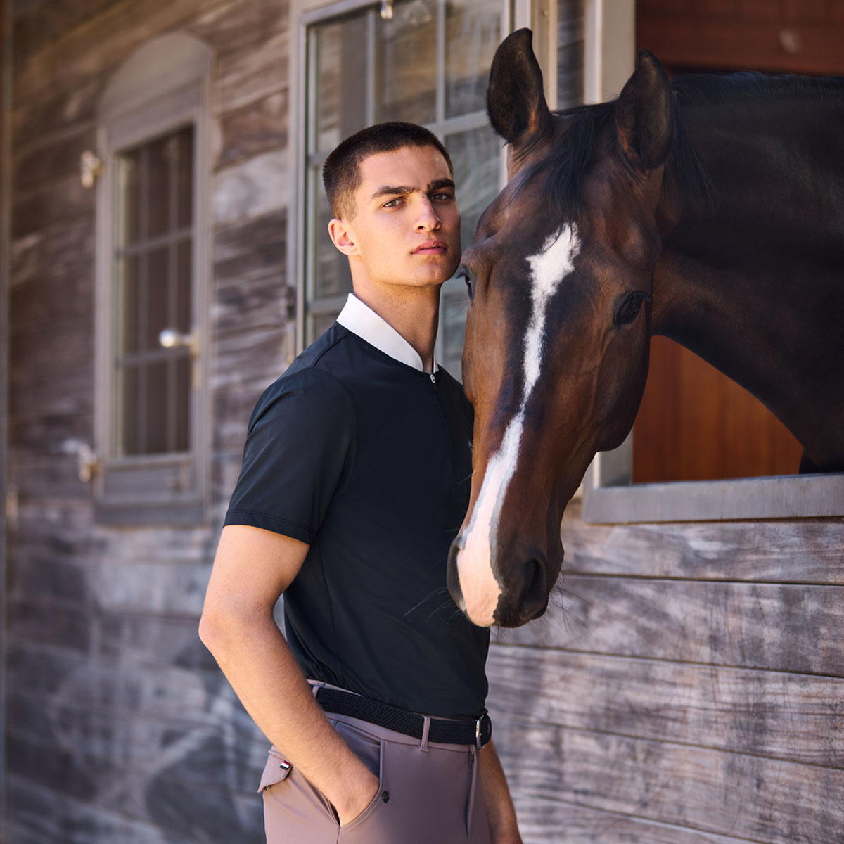 KLLiam Mens Training Shirt Navy Blue