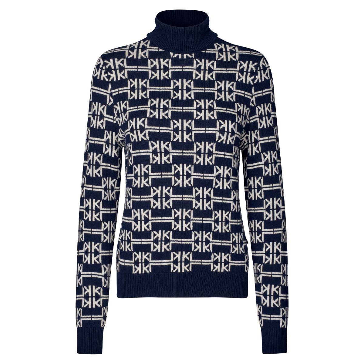 Kingsland KLAnnabella Ladies Knitted Rollneck Blue