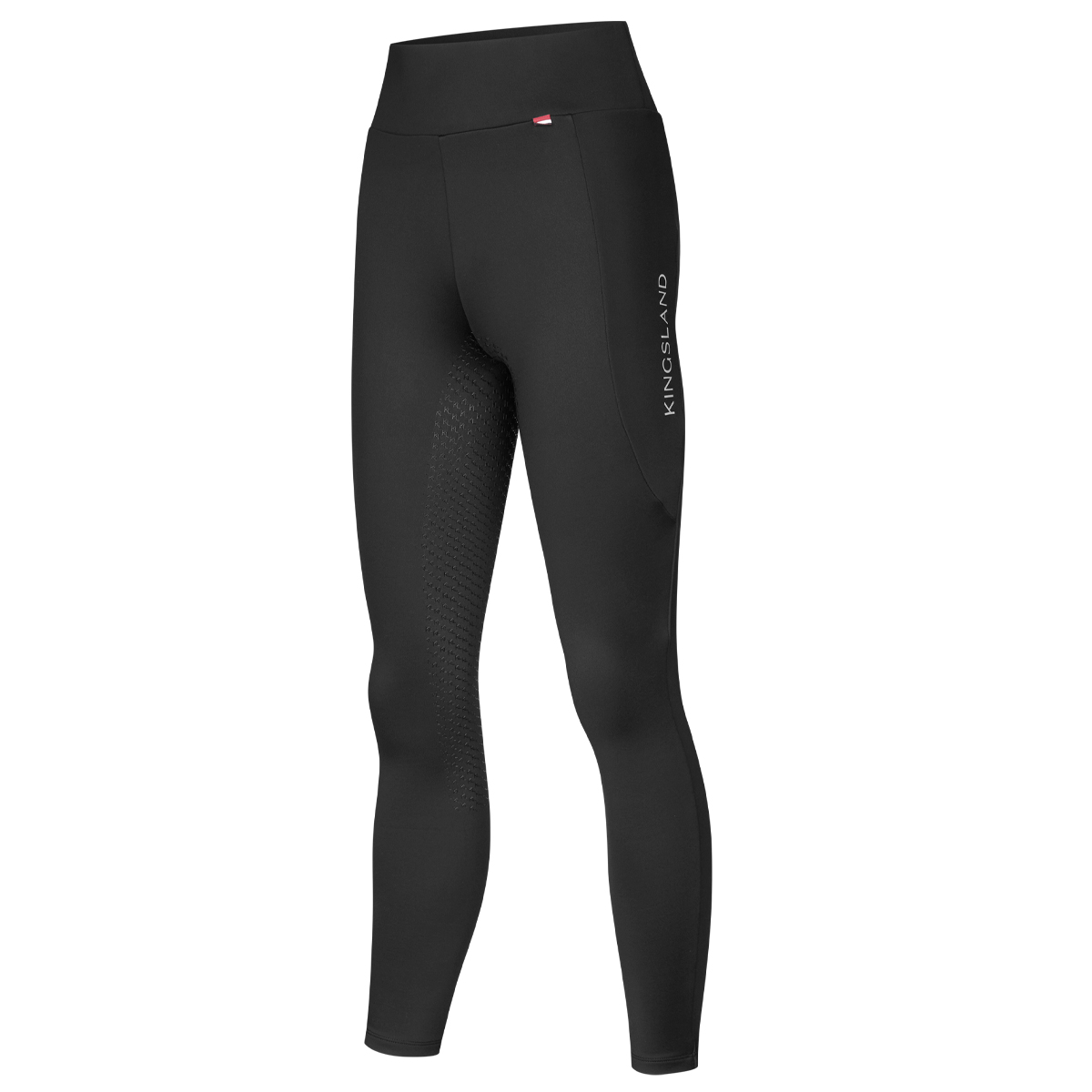 Kingsland KLAmanda Ladies Brushed Winter F-Grip Tights F-Tec4 Black