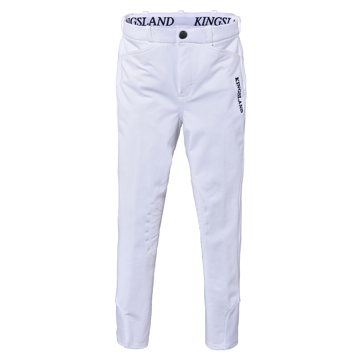 Kingsland Ken Boys Knee Grip Breeches White