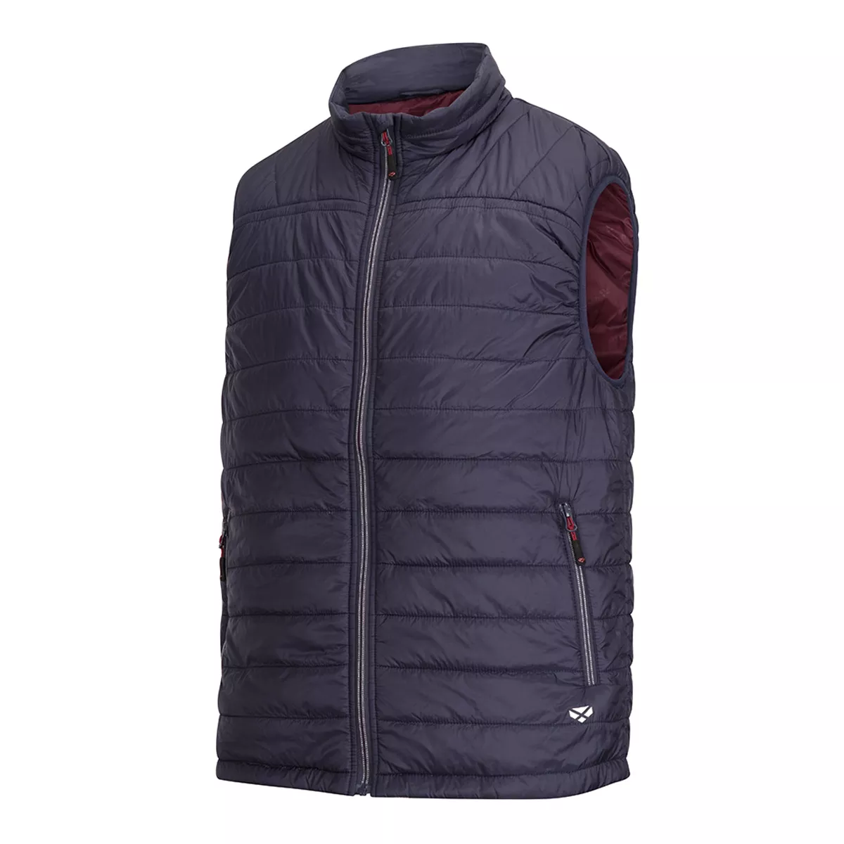 Hoggs Of Fife Kingston Rip-Stop Gilet Navy/Merlot