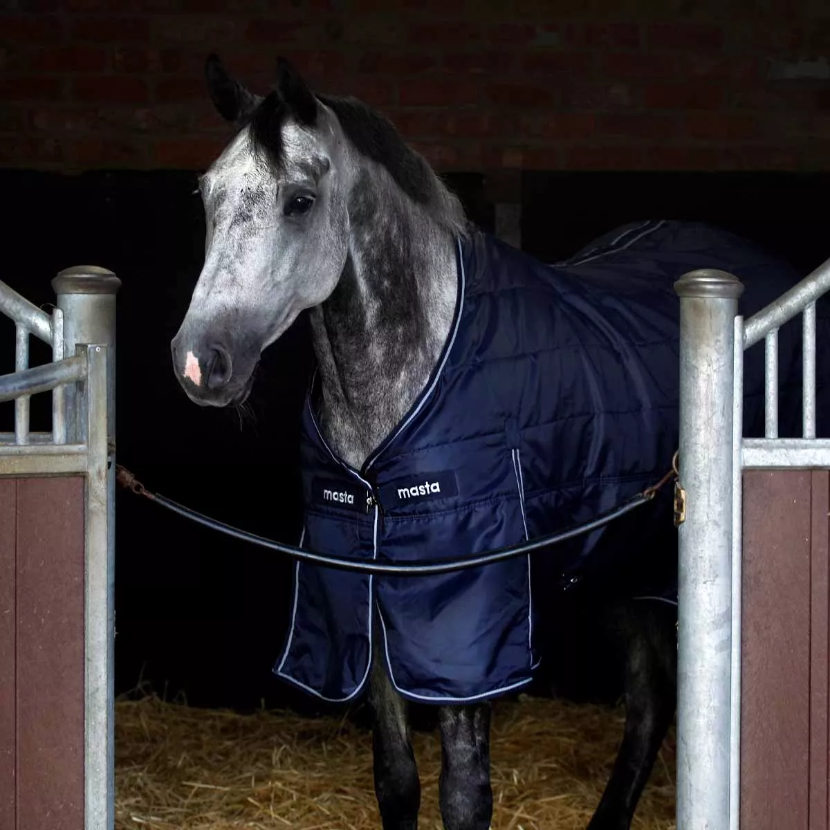 Masta 50g Lightweight Anti-Stick Stable Rug Navy Blue