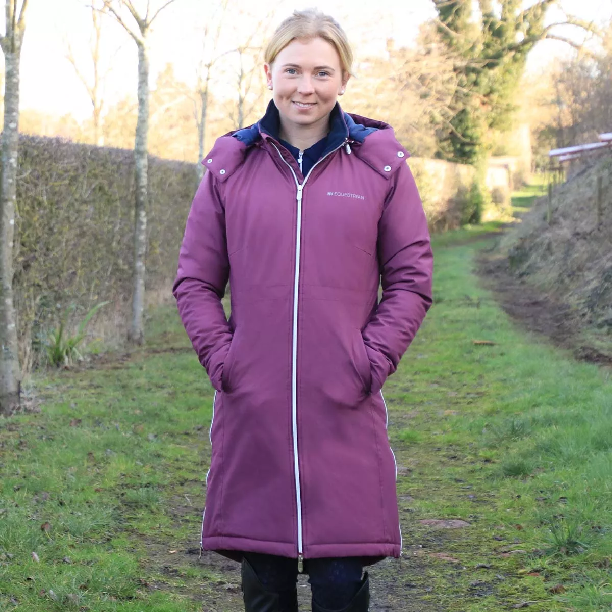Hy Equestrian Synergy Guard Waterproof Coat Purple