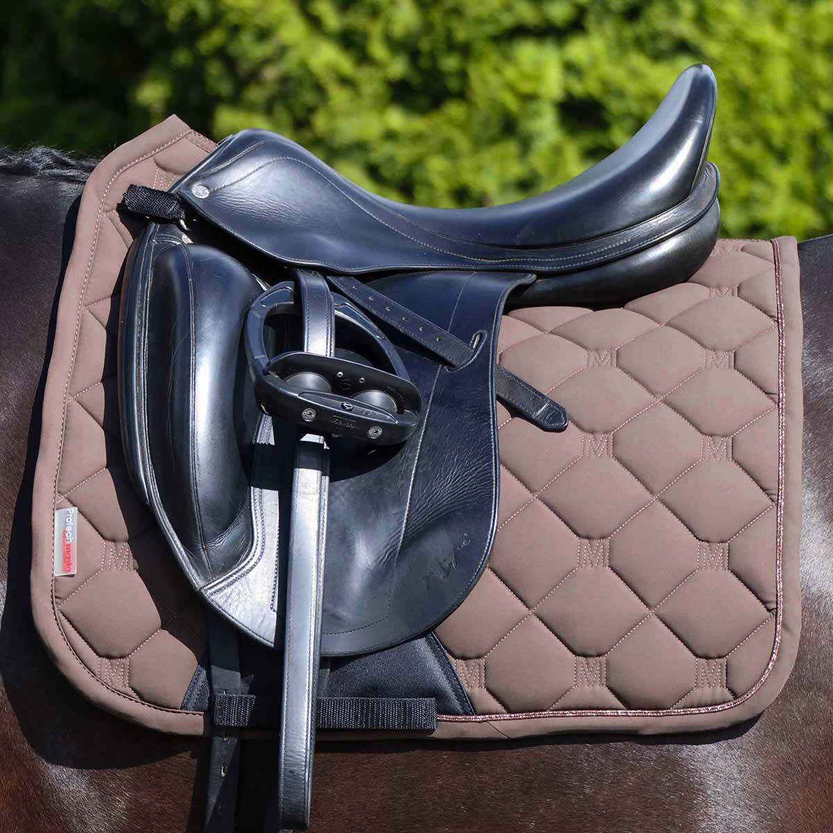 Limited Edition Protechmasta Dressage Saddlecloth Chocolate