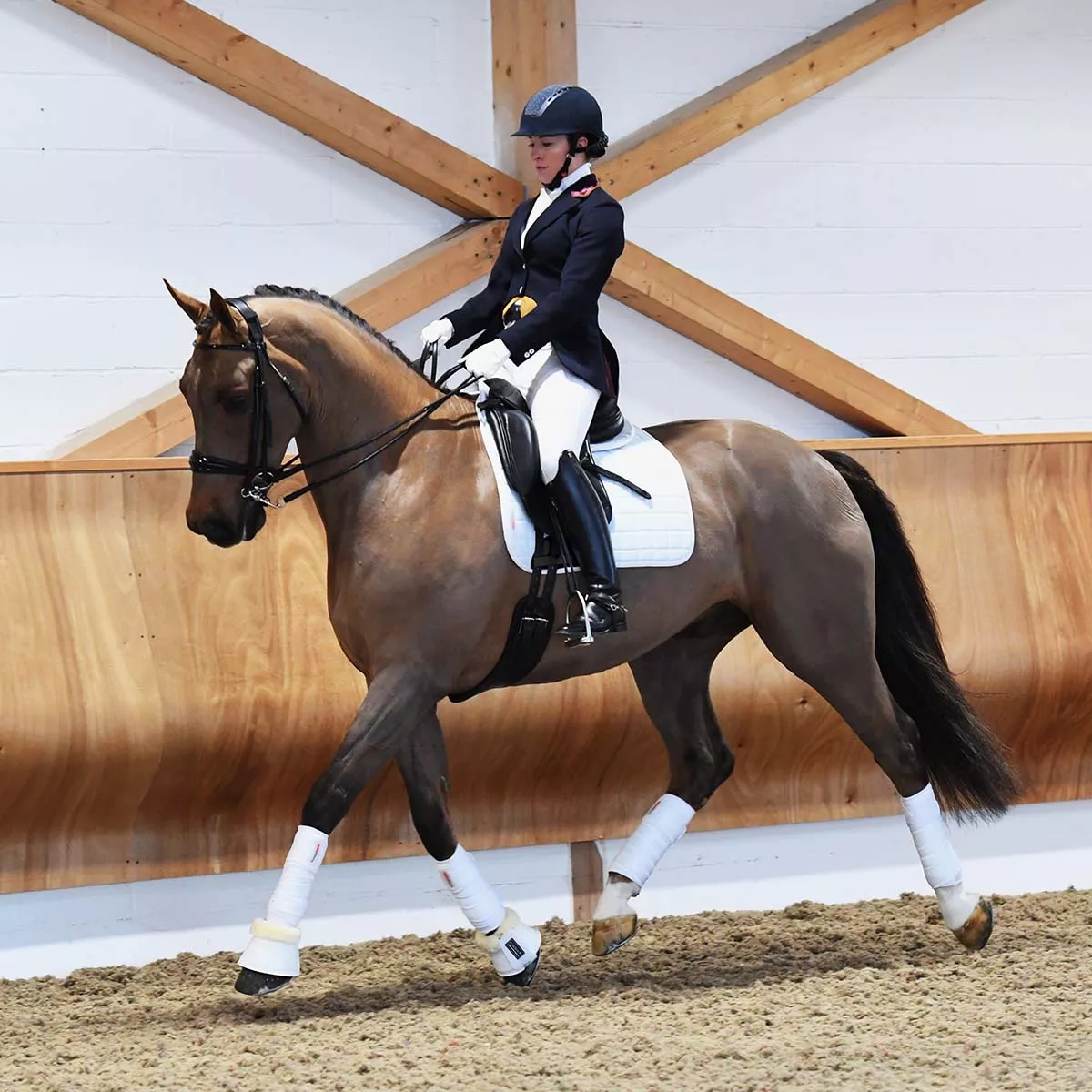 Protechmasta Infrared Dressage Saddlepad White