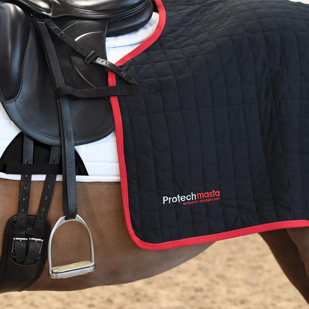 Protechmasta Infrared Quarter Rug Black