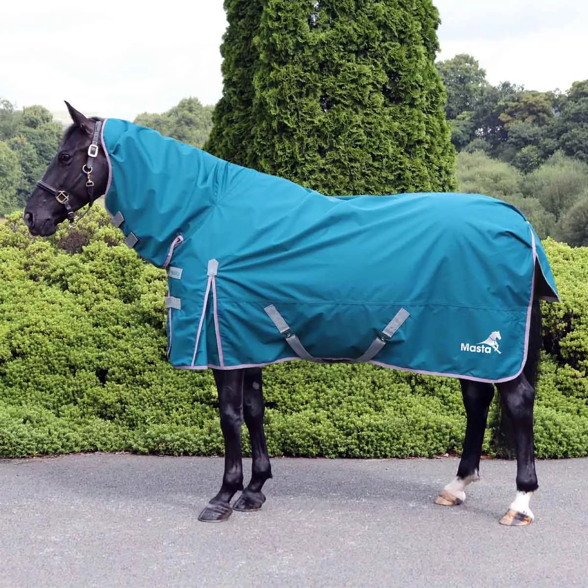Ventomasta 0g Lightweight Combo Neck Turnout Rug Petrol Blue