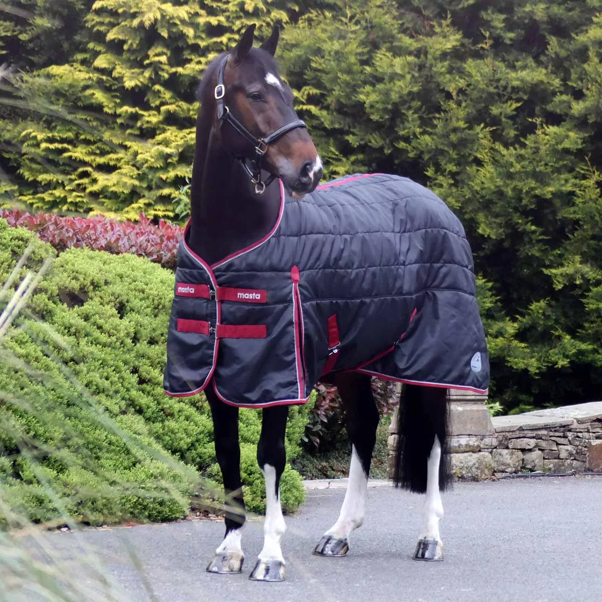 Ventomasta 100g Lightweight Standard Neck Stable Rug Black