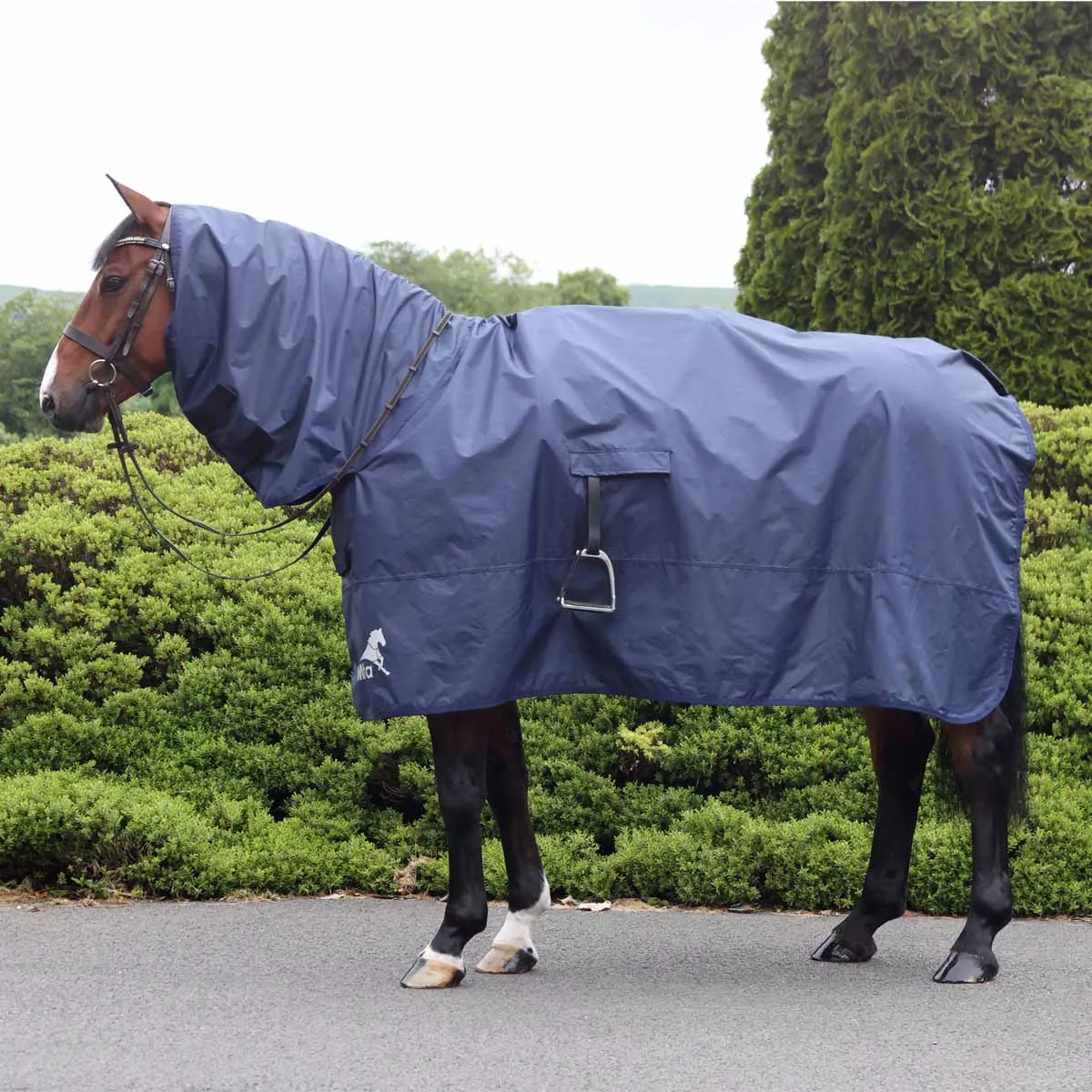 Masta Pack-a-way Showerproof Rain Sheet Navy Blue
