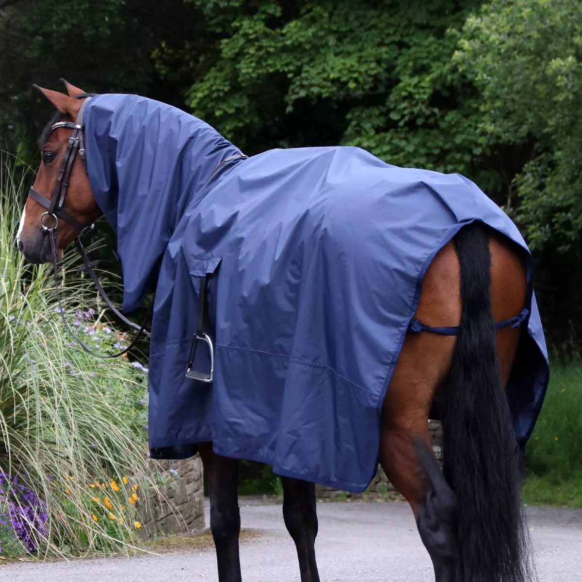 Masta Pack-a-way Showerproof Rain Sheet Navy Blue