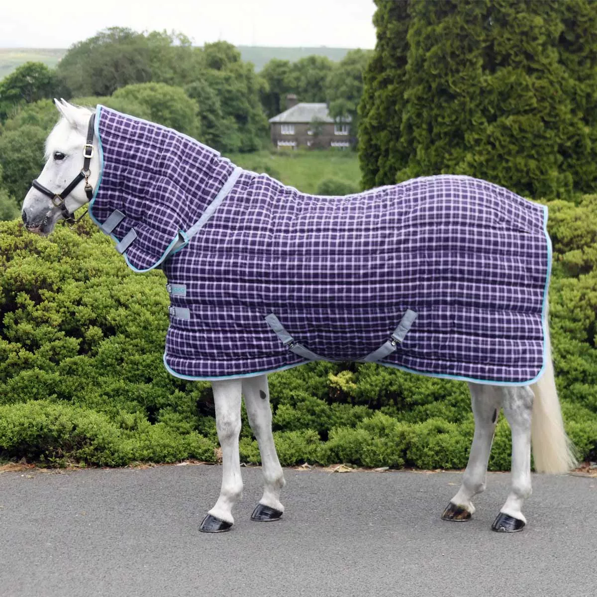 Snugmasta 350g Heavyweight Combo Neck Stable Rug Dark Purple