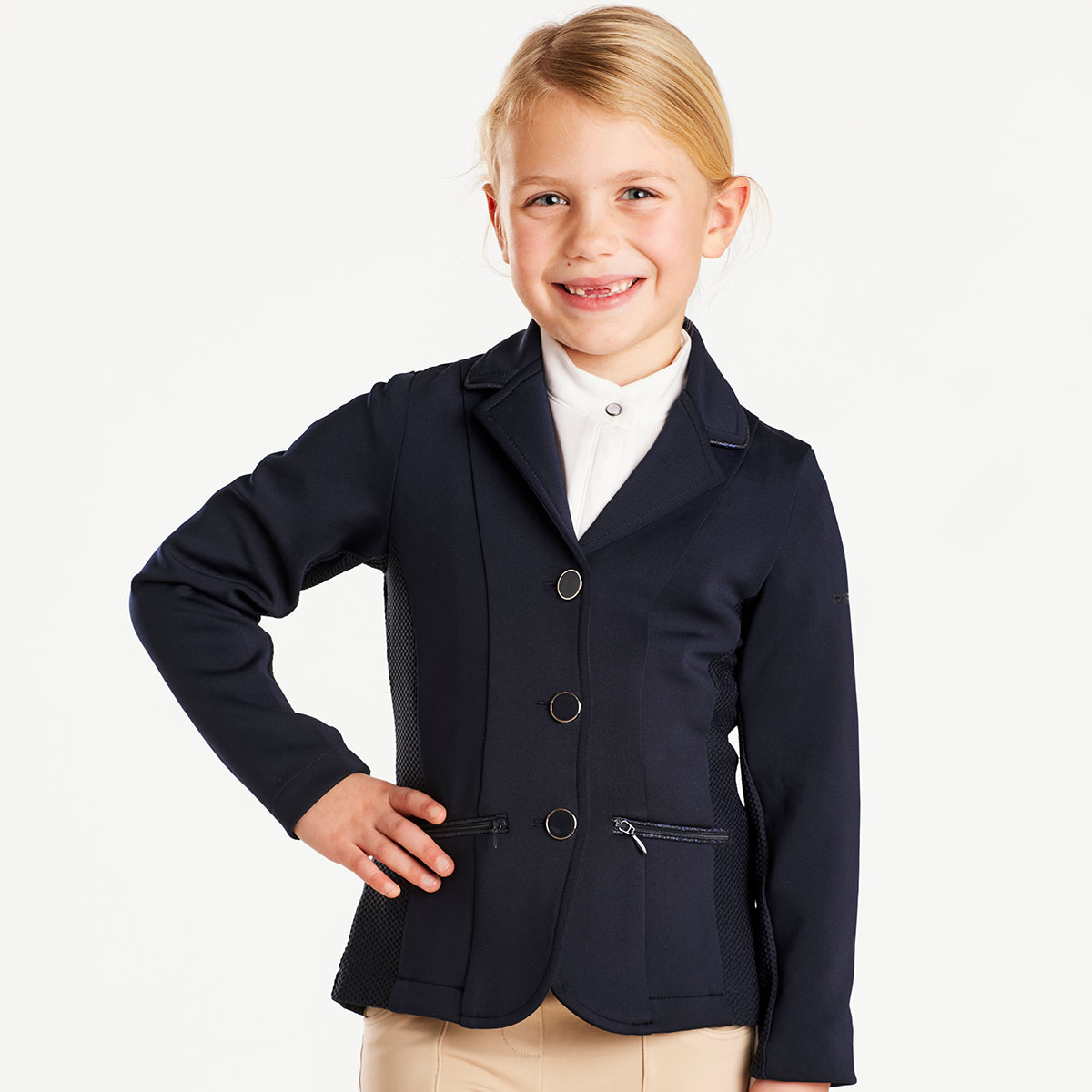 Harry Hall Childrens Show Jacket Navy Blue