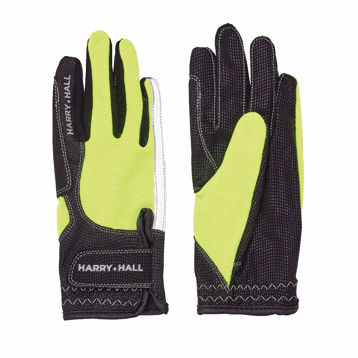 Harry Hall Lockton Riding Gloves Yellow