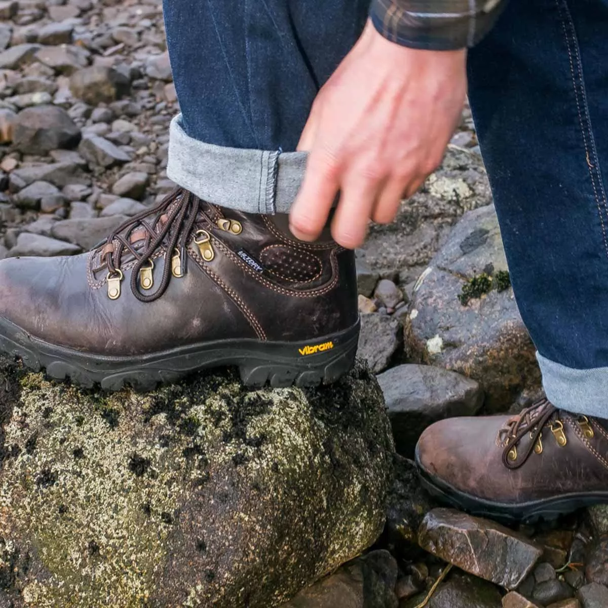 Hoggs Of Fife Munro Classic W/P Hiking Boot Brown