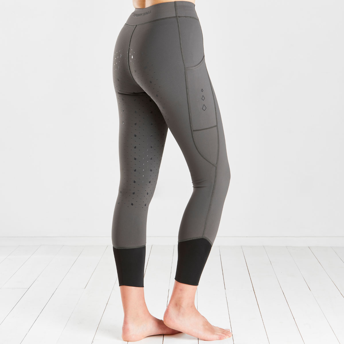 HZ Active Women's Fleece Lined Silicone Riding Tights - Aussie Saddlery