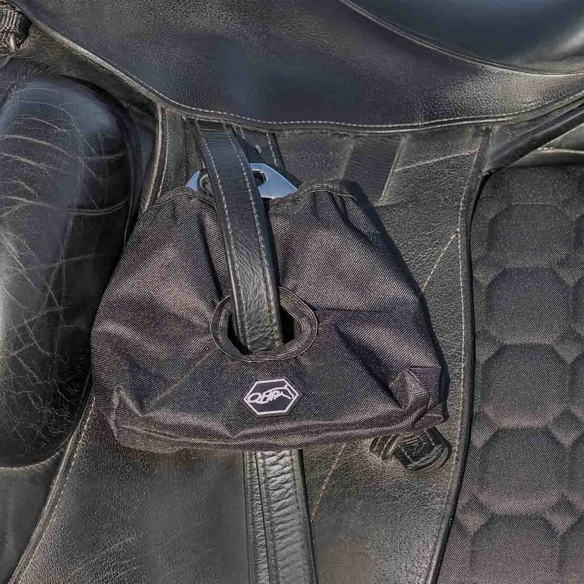 QHP Stirrup Covers Black
