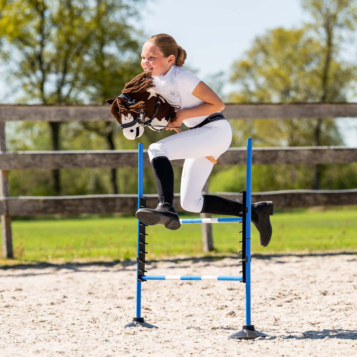 QHP Jump set Hobby Horse Cobalt 