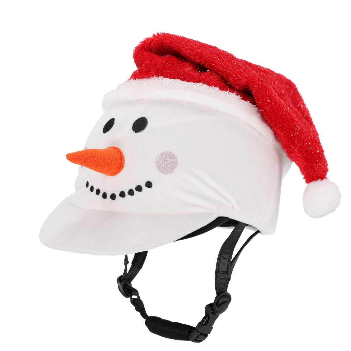 QHP Christmas Snowman Hat Cover White 