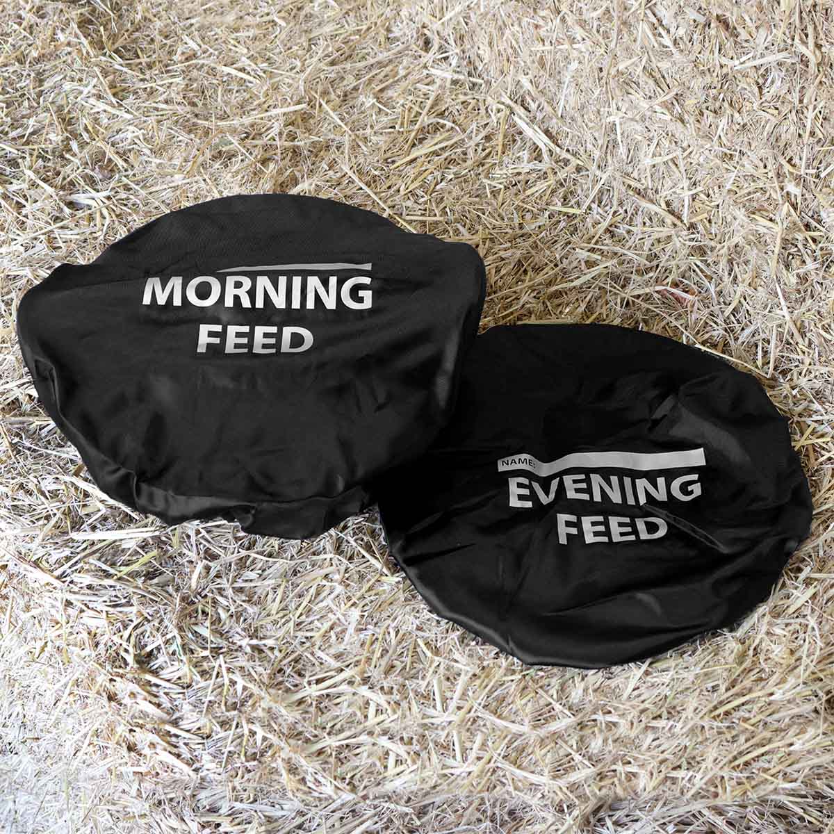 Bucket Cover Set of 2 Black 