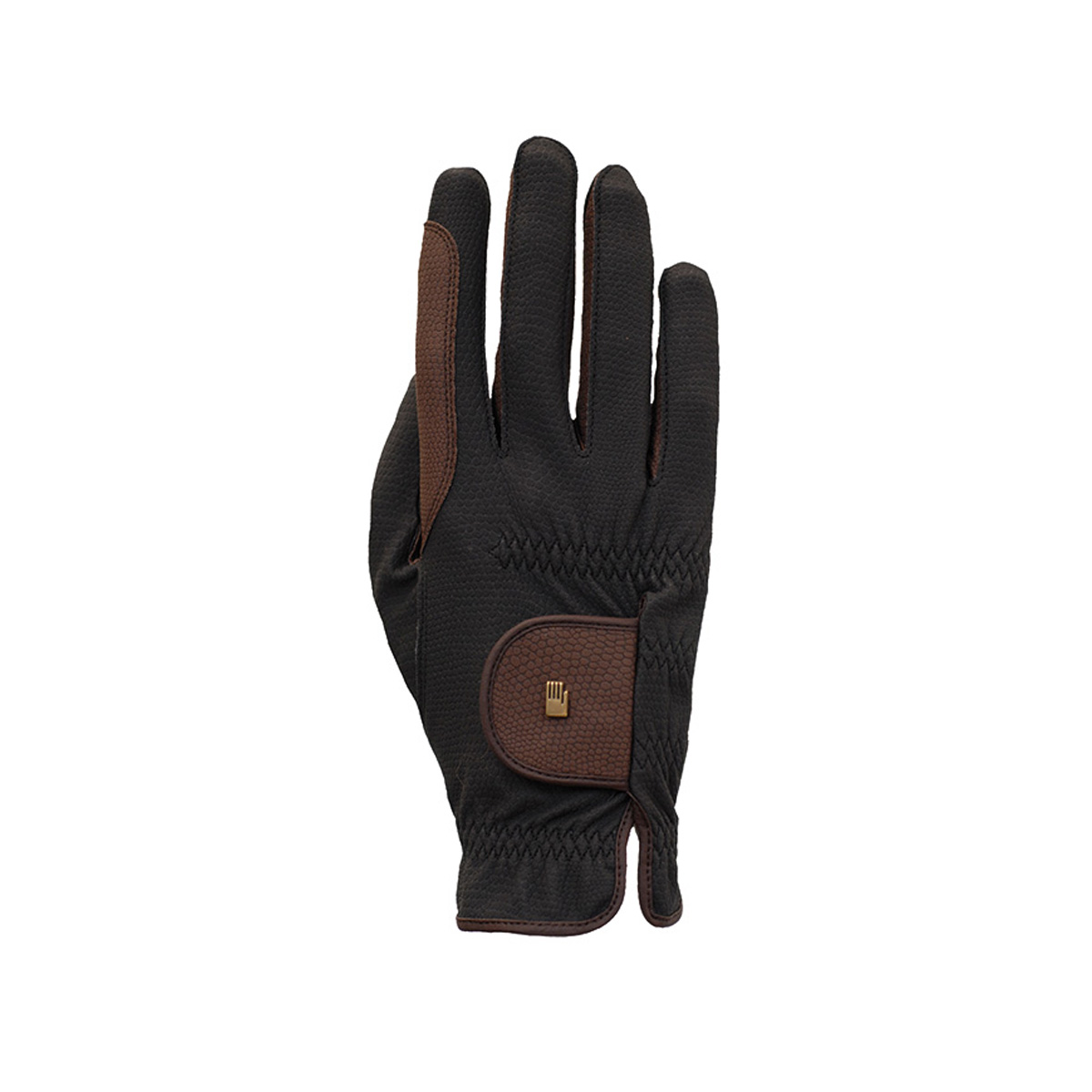 Roeckl Malta Winter Riding Gloves Black Mocha Harry Hall Womens