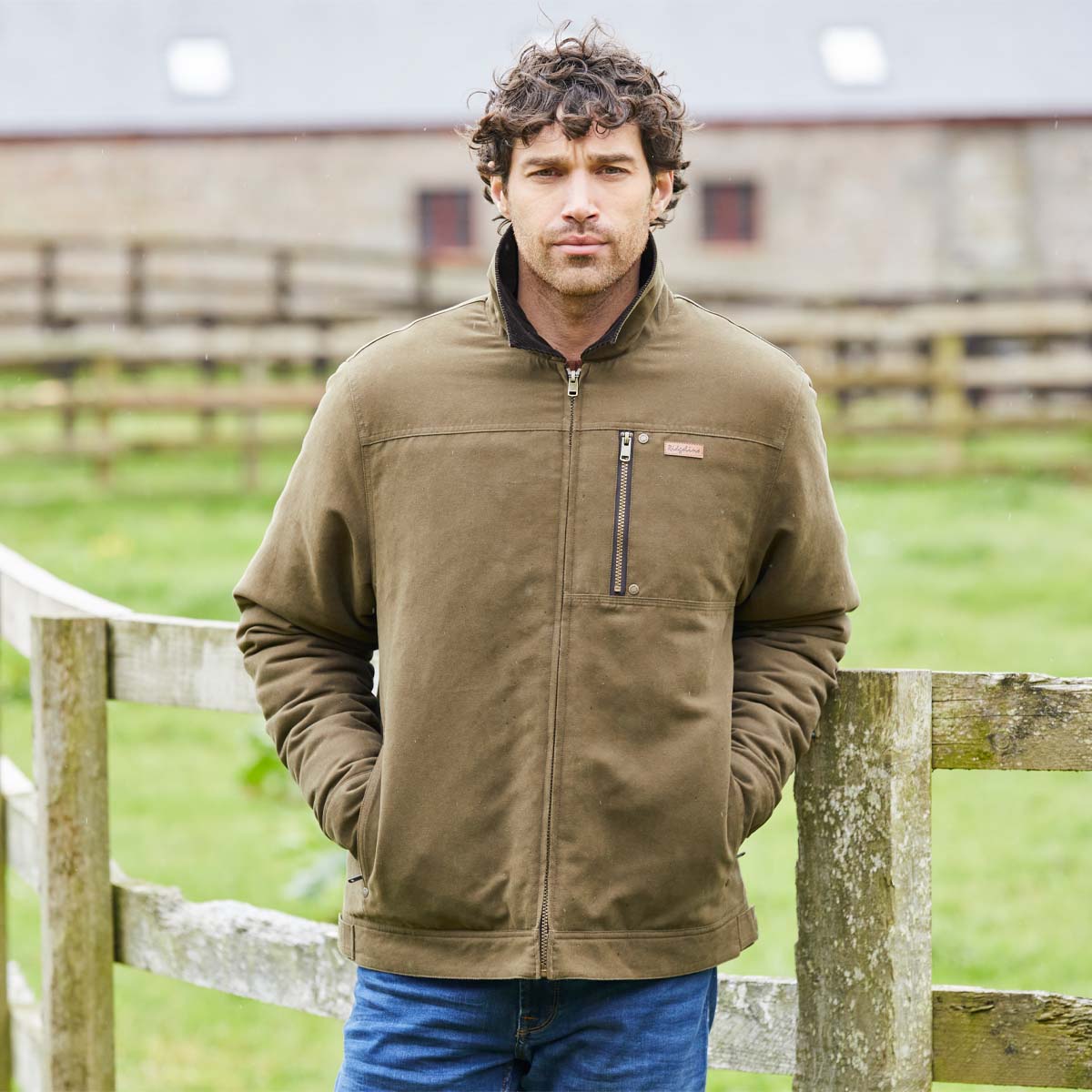 Ridgeline Mens Montana Work Coat Moody Teak