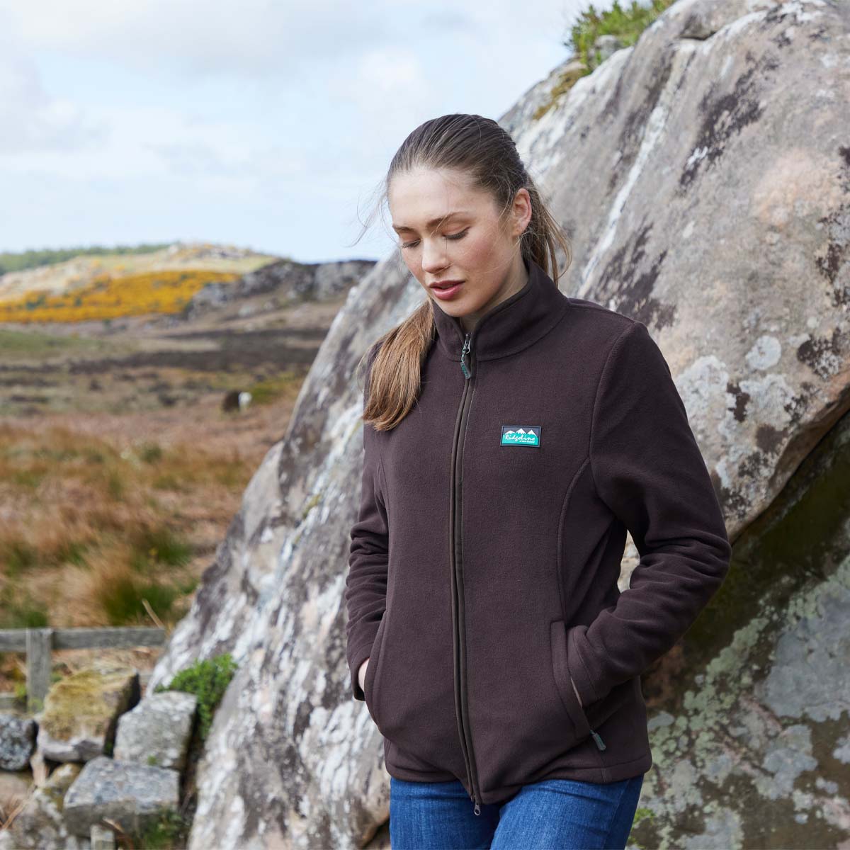 Ridgeline Womens Brenna Fleece Deep Bark