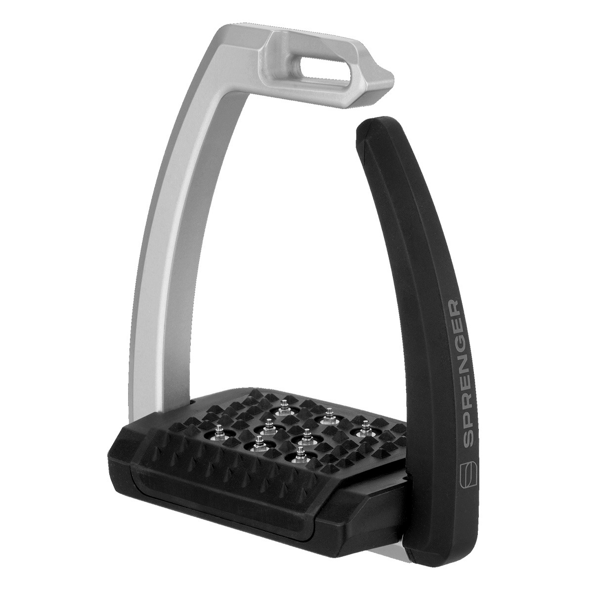 Sprenger Aero Safety Stirrups with Spikes Silver 
