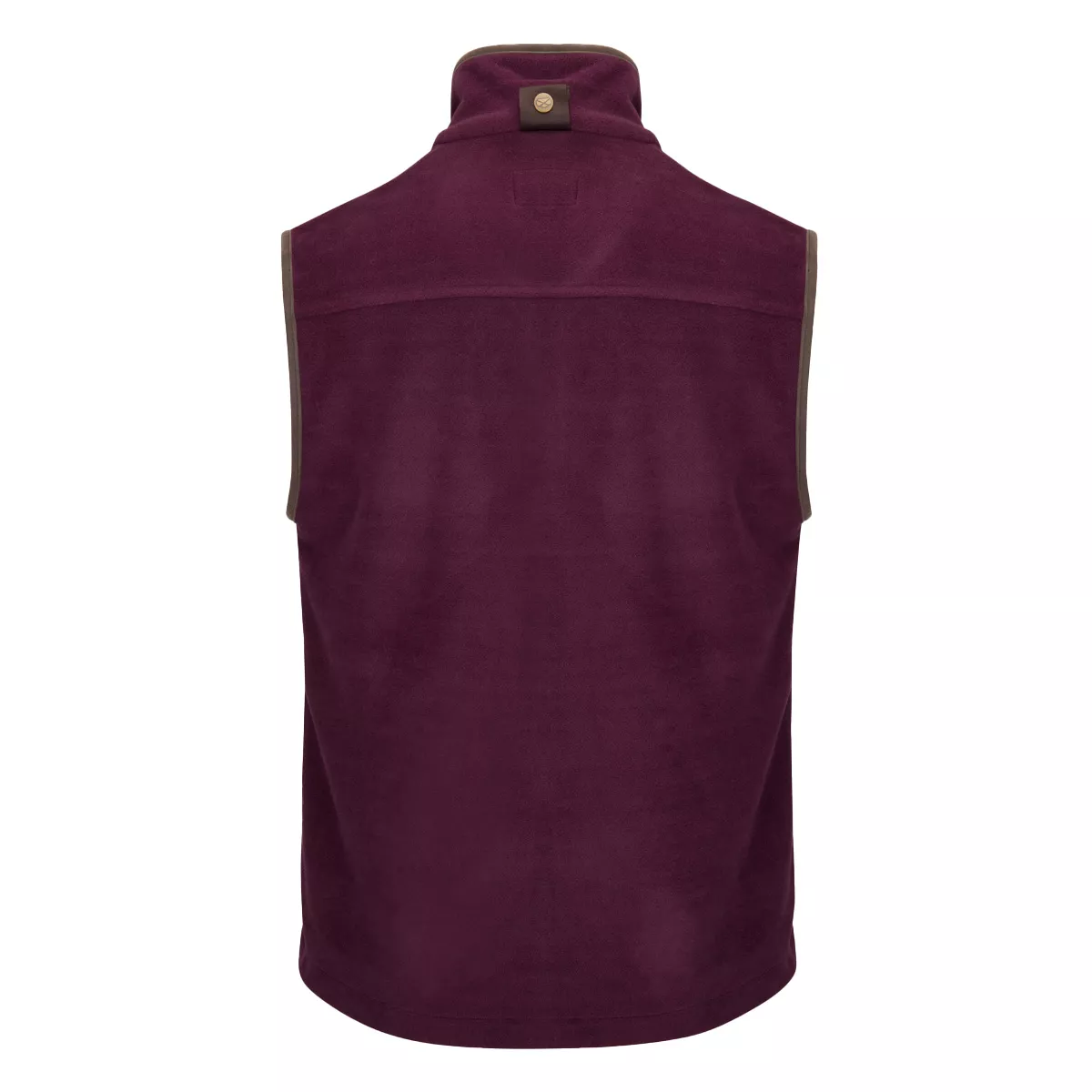 Hoggs Of Fife Stenton Technical Fleece Gilet Merlot