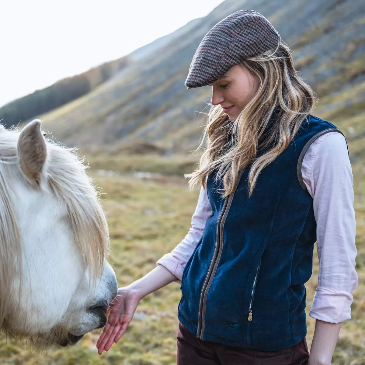 Hoggs Of Fife Stenton Women's Fleece Gilet Midnight Navy