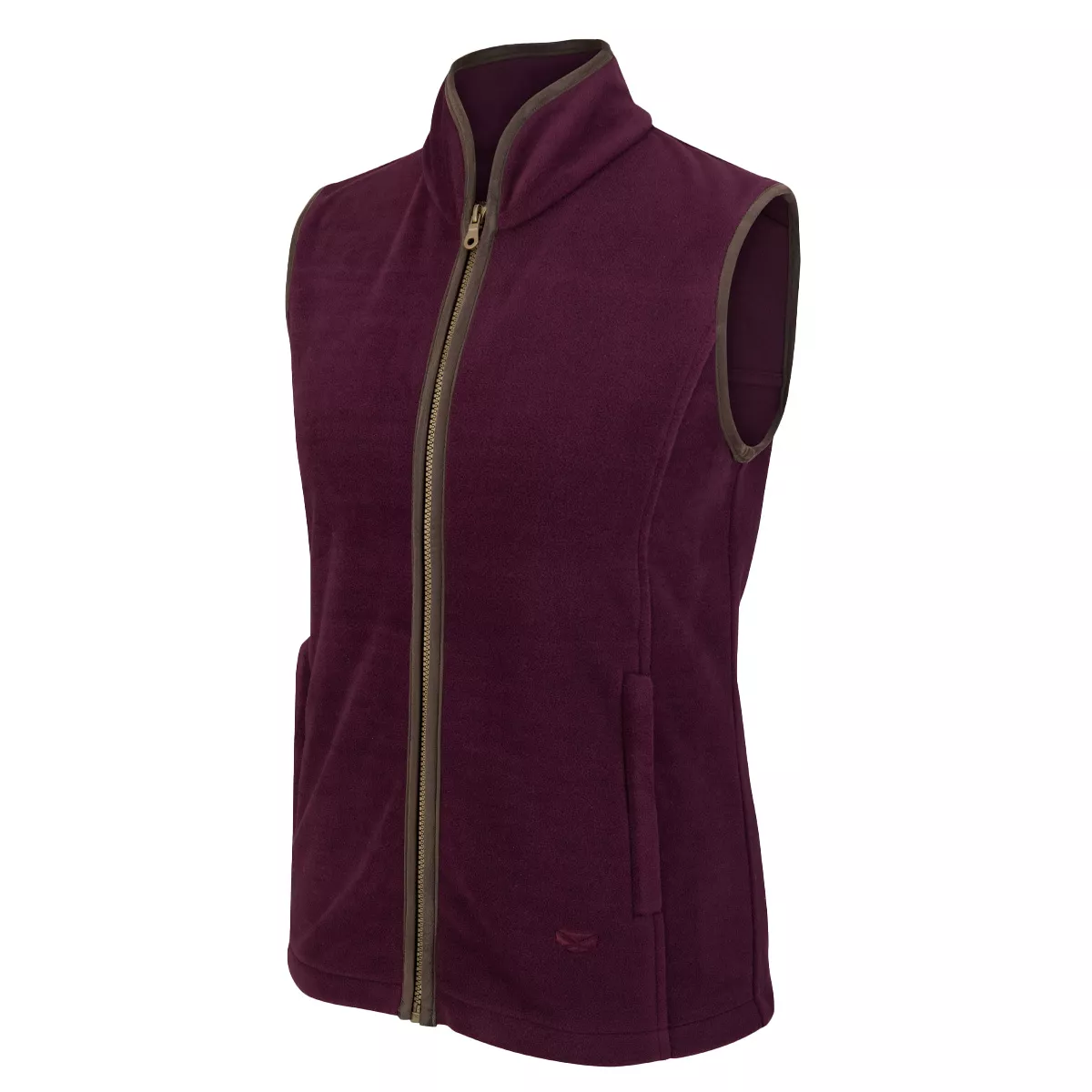 Hoggs Of Fife Stenton Women's Fleece Gilet Merlot