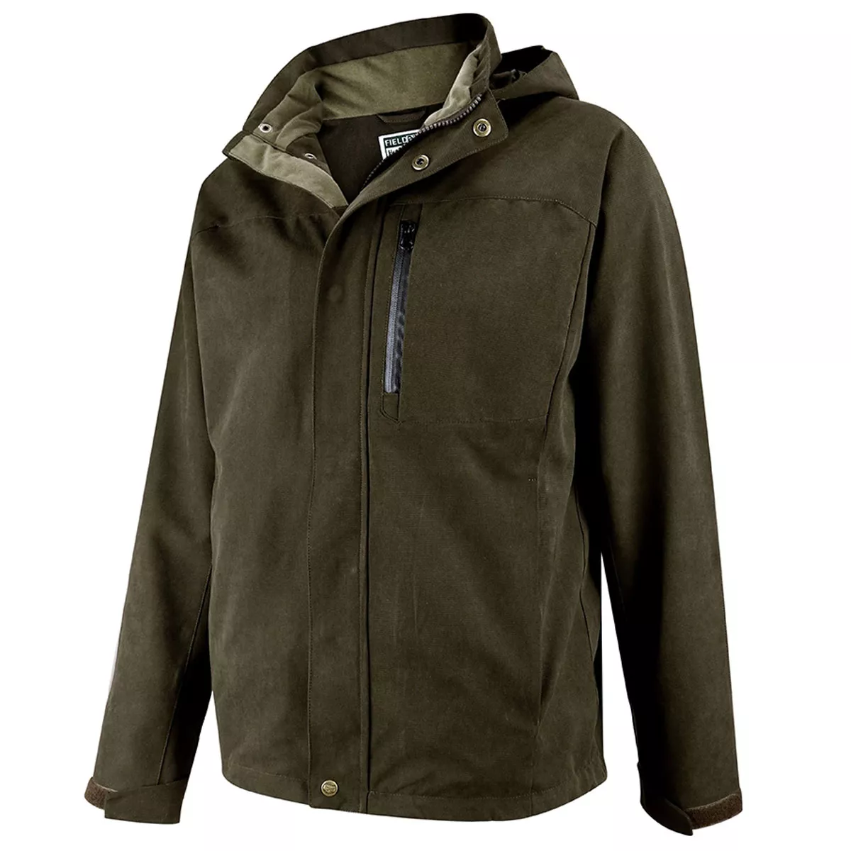 Hoggs Of Fife Struther W-P Zip Through Jacket Green