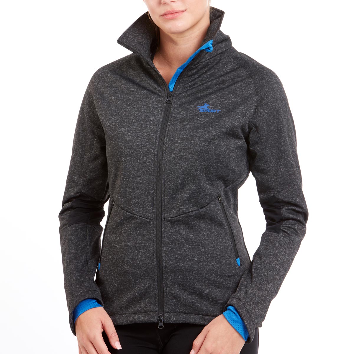 Tottie Midnight Collection Water Repellent Softshell Jacket Black