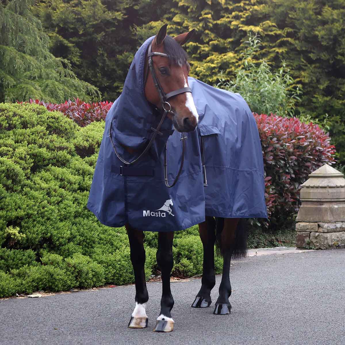 Masta Pack Away Rain Sheet Navy Blue