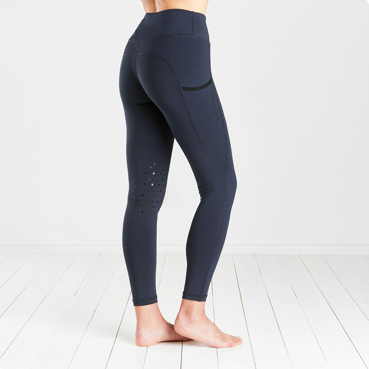 Harry Hall Bala Silicone Knee Riding Tight Navy Blue