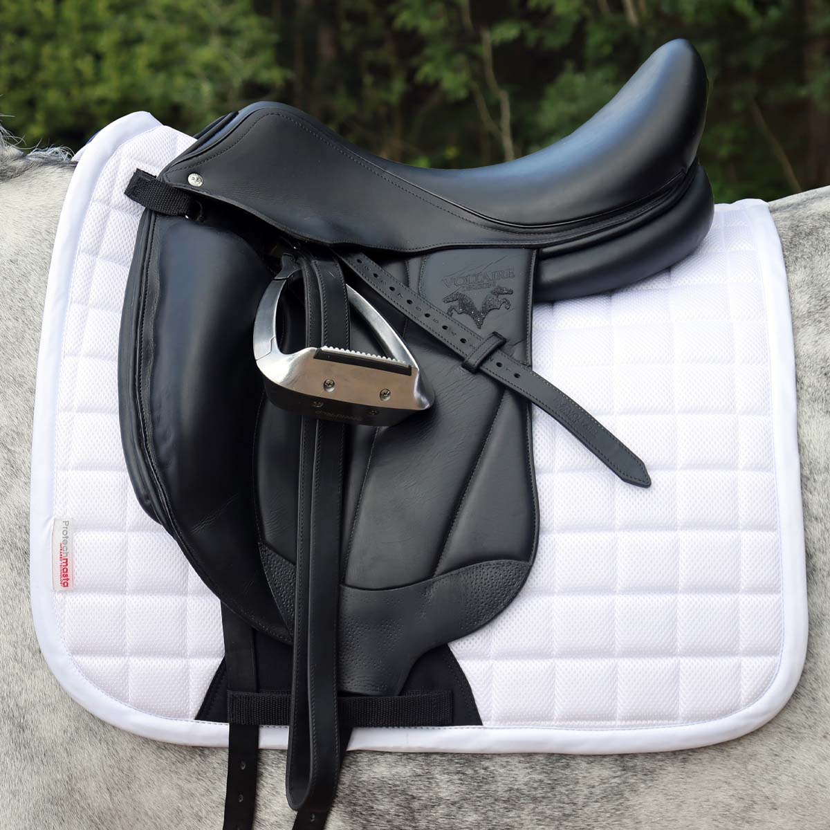 Protechmasta Infrared Airmesh Dressage Saddle Pad White