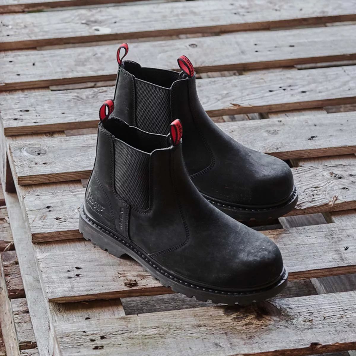 Hoggs Of Fife Zeus Safety Dealer Boot Crazy Horse Black