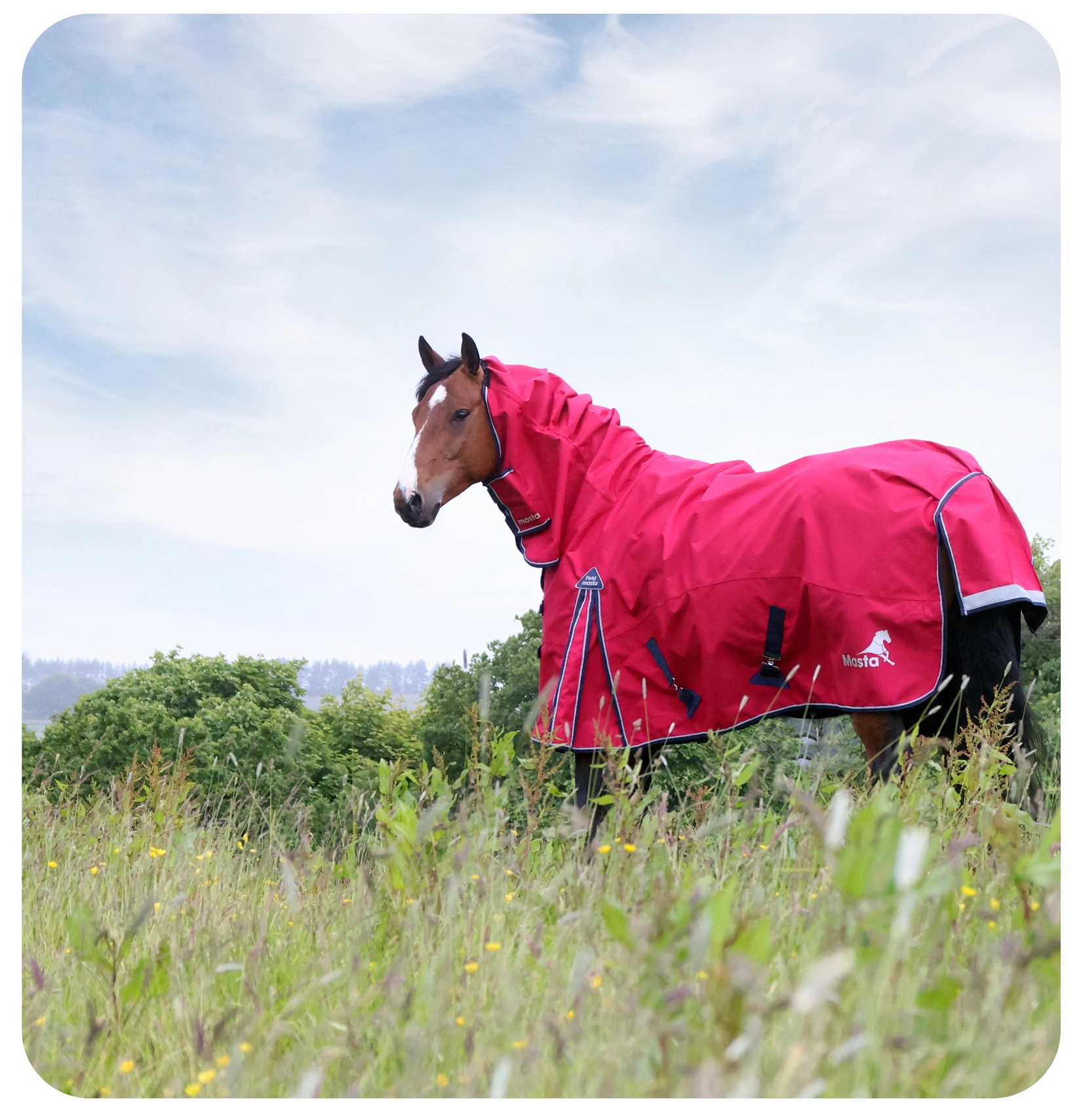 woman on a horse doing the heart sign 