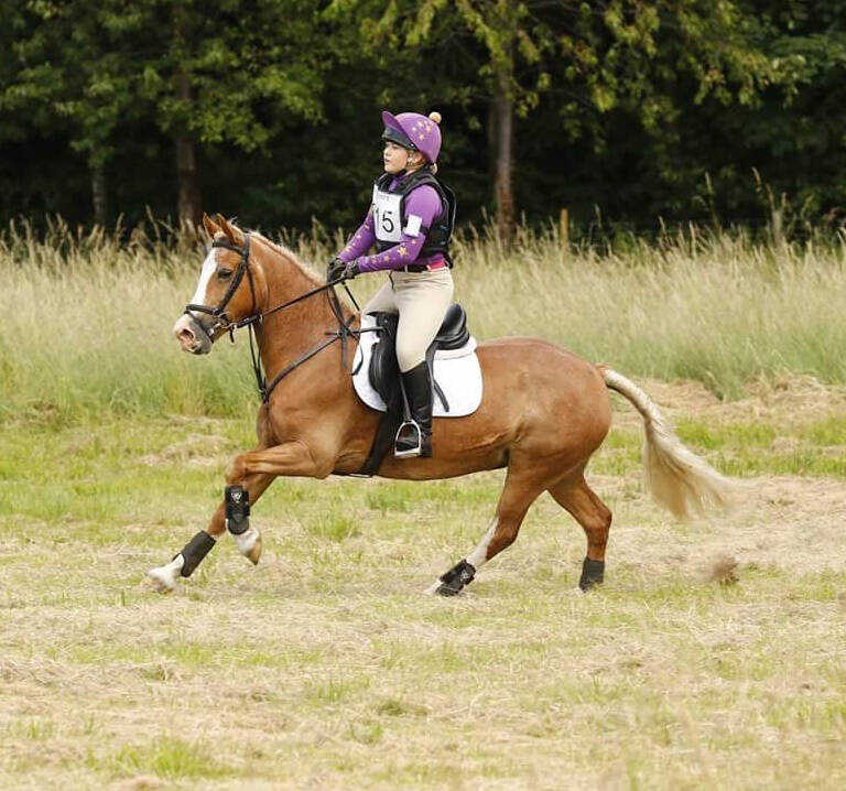 young rider competing at a event